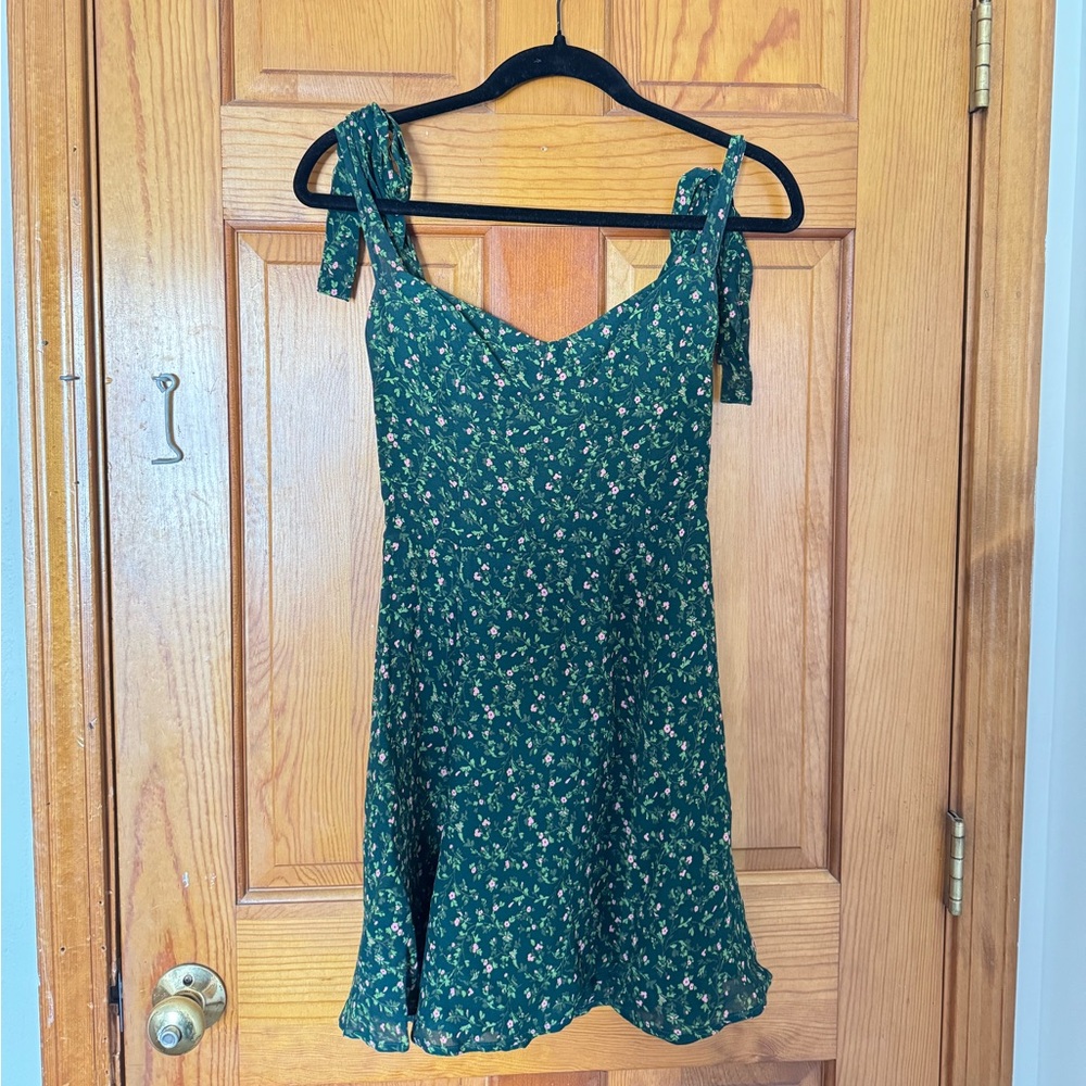 Reformation Christine Dress Small Green